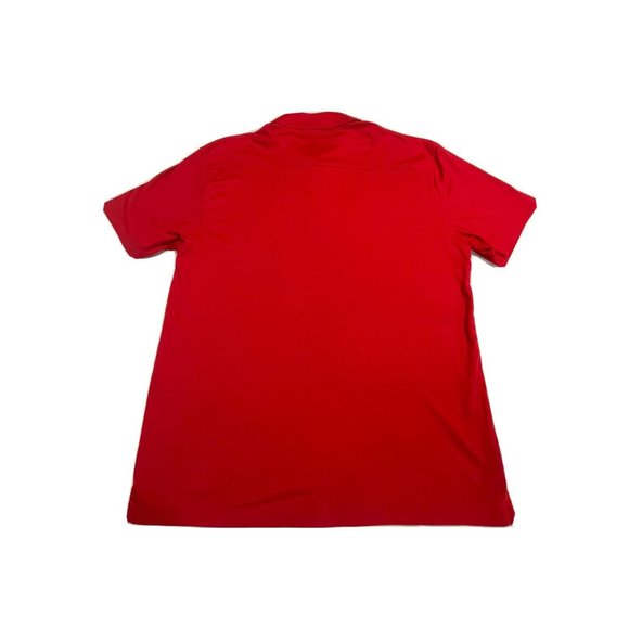 Sport-Tek by Port Authority Men's Red Short Sleeve Polo Shirt Size Medium - Picture 3 of 6